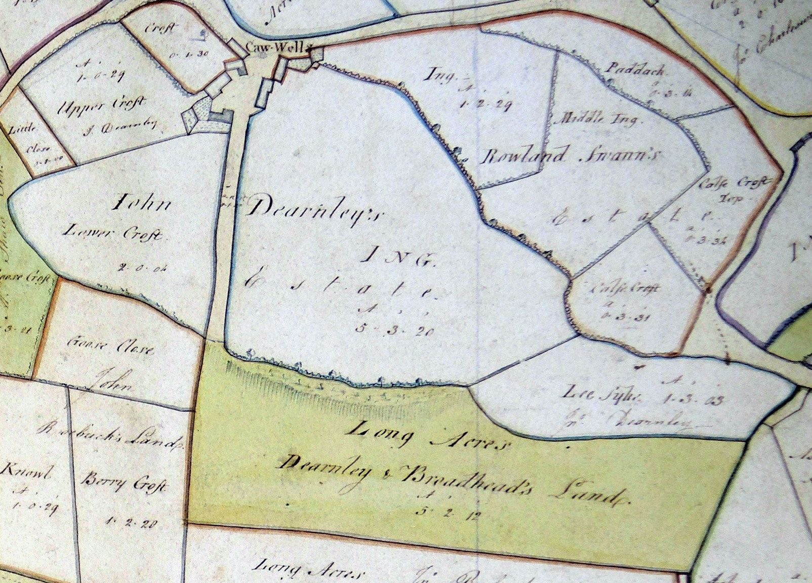Caw-Well map